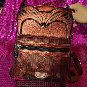 Metallic Copper Mini Backpack
